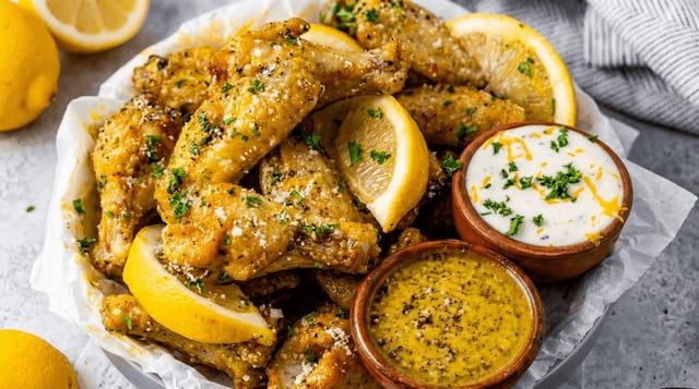 Lemon Pepper Wings.