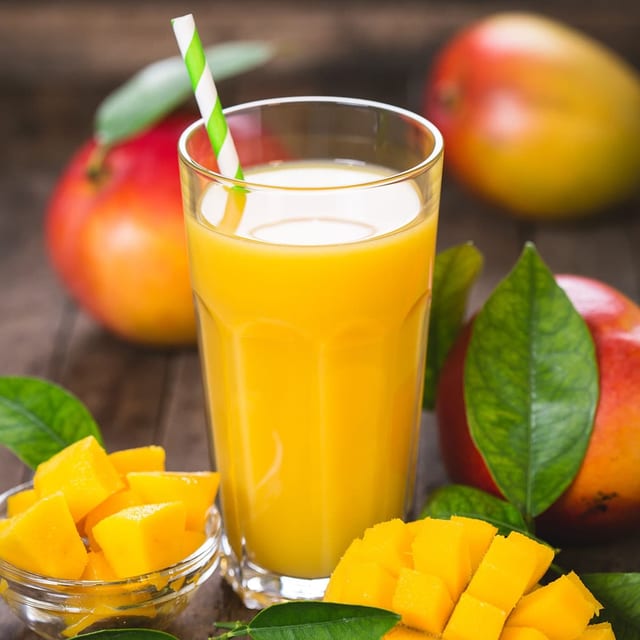 Fresh Mango Juice.