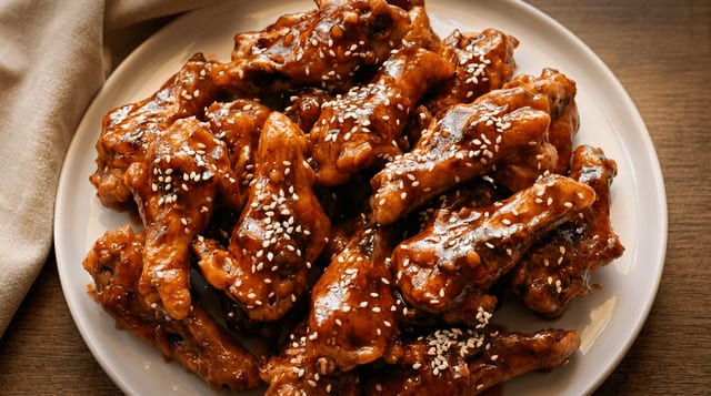 Teriyaki Wings.