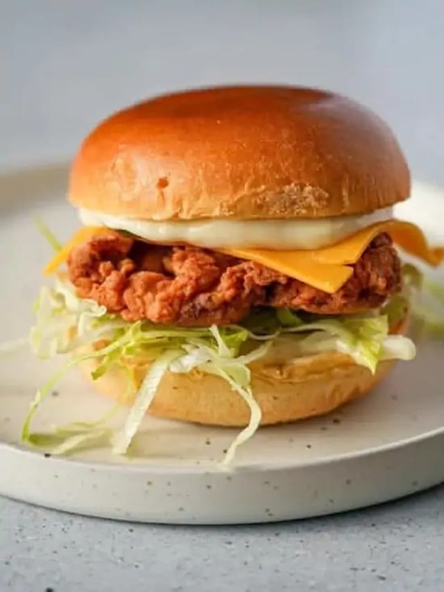 Fried Chicken Burger.
